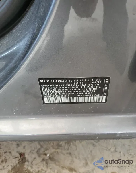 2019 Volkswagen Jetta S from USA, damaged, VIN 3VWN57BU9KM221920